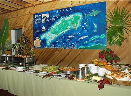 Laguna Beach Resort Utila Restoran fotoğraf