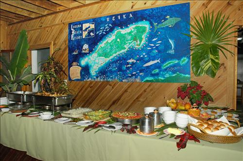 Laguna Beach Resort Utila Restoran fotoğraf